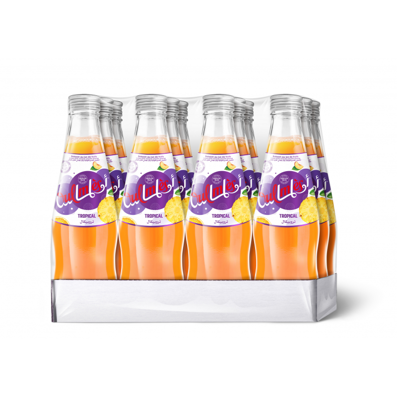 Oulmès Bulles Fruitées Tropic verre pack 12x25cl - 2 sur 2