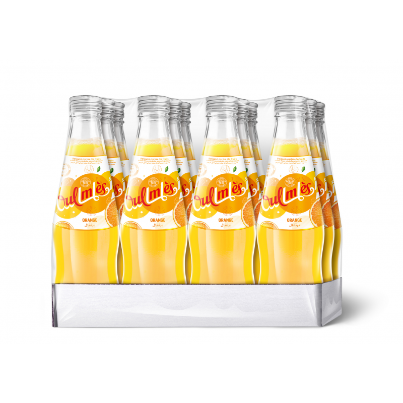 Oulmès Bulles Fruitées Orange verre pack 12x25cl - 2 sur 2