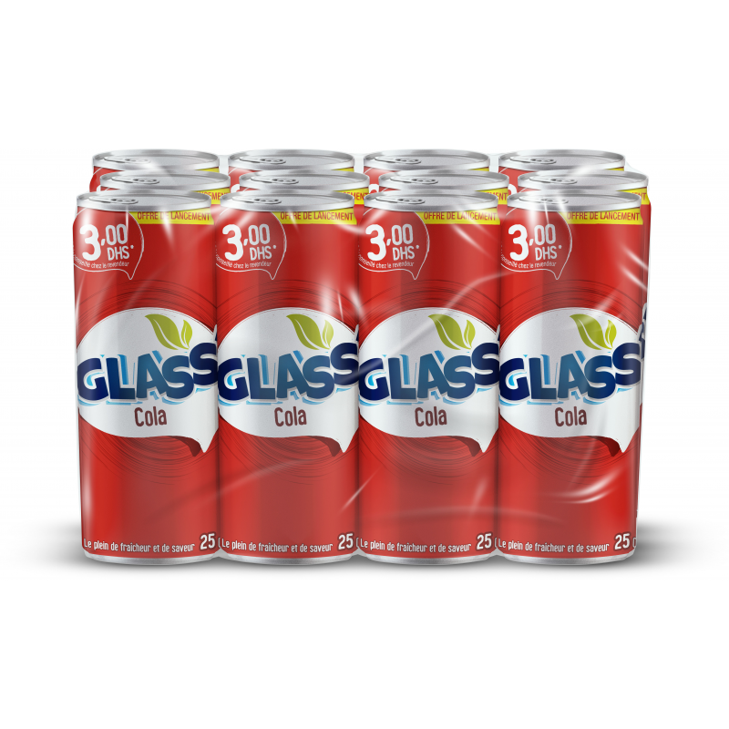 Glass’ Cola Canette 12x25cl - 2 sur 4