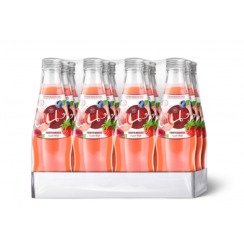 Oulmès Bulles Fruitées rouges verre pack 12x25cl - 2 sur 2