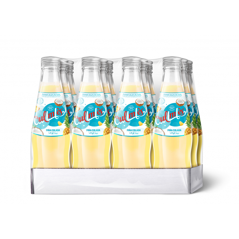 Oulmès Bulles Piña Colada verre pack 12x25cl - 2 sur 2