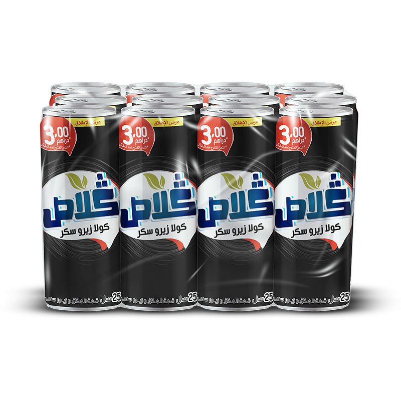 Glass’ Cola zéro Canette 12x25cl - 3 sur 4